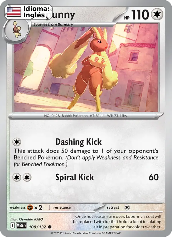 Lopunny — Inglés
