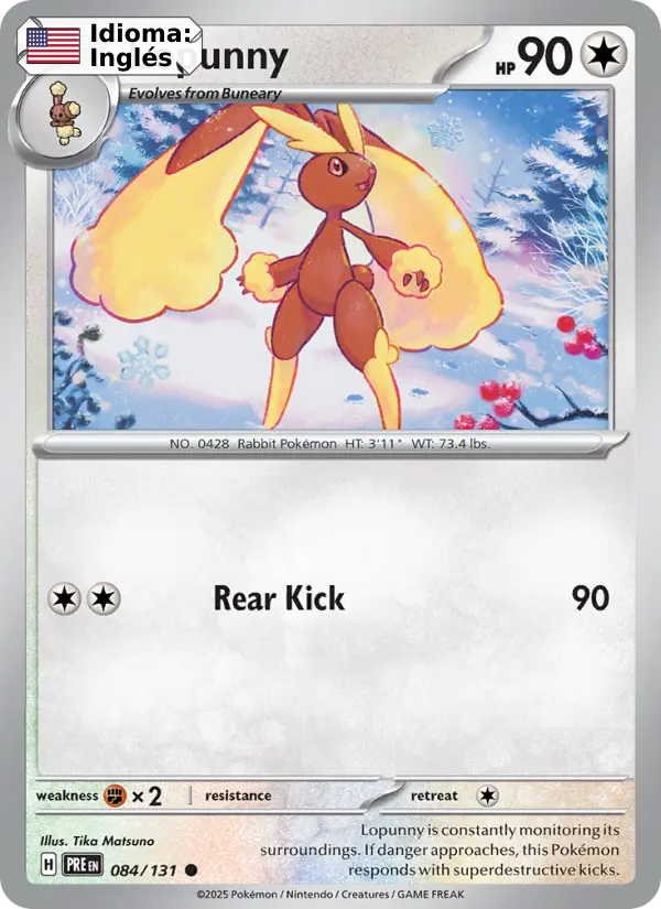Lopunny — Inglés