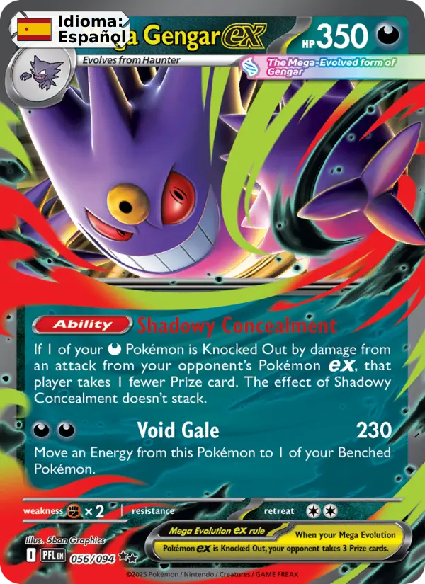 Mega Gengar ex — Español
