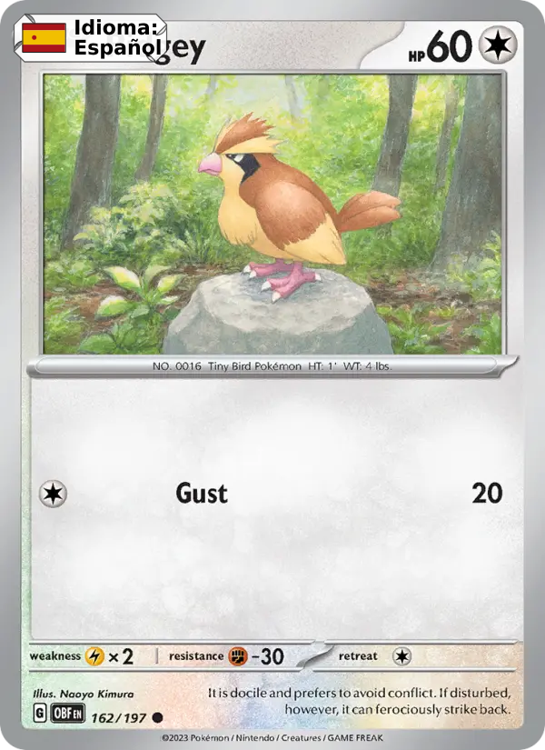 Pidgey — Español