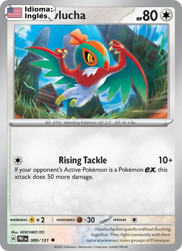 Hawlucha — Inglés