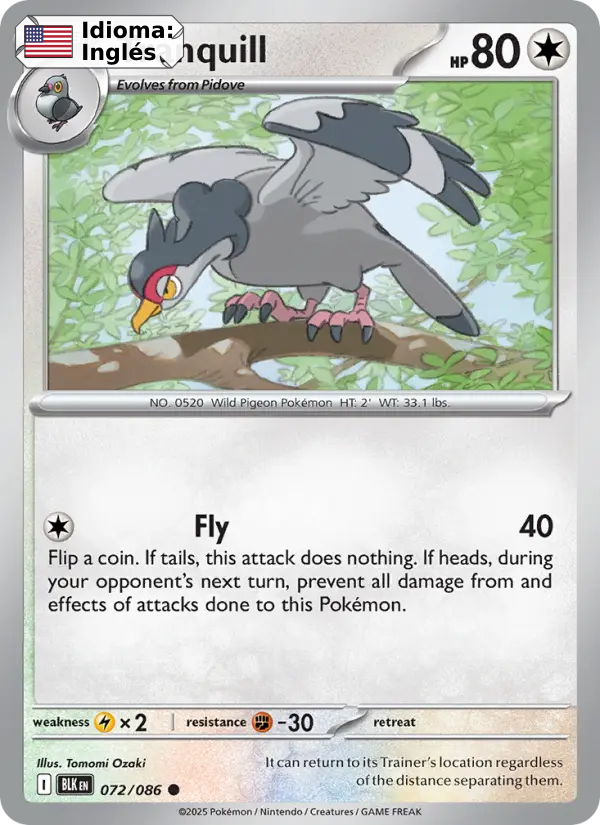 Tranquill — Inglés