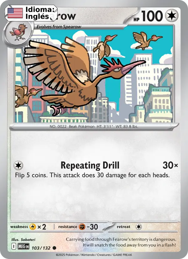 Fearow — Inglés