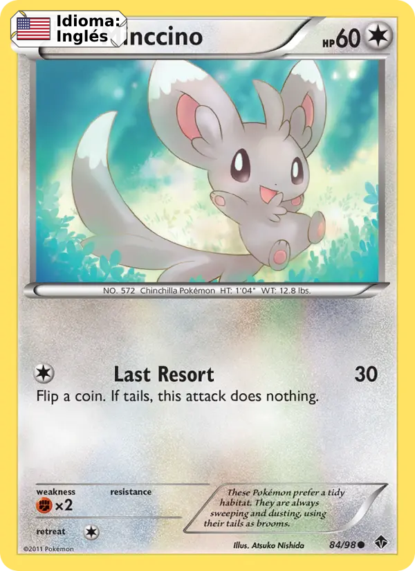 Minccino — Inglés