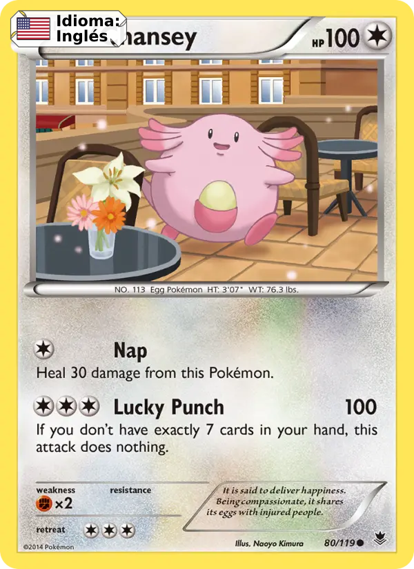 Chansey — Inglés