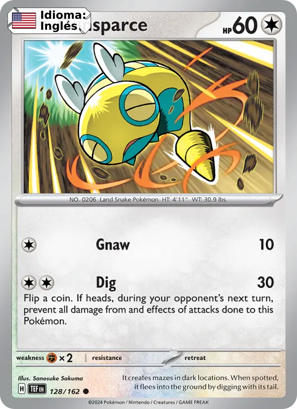 Dunsparce — Inglés