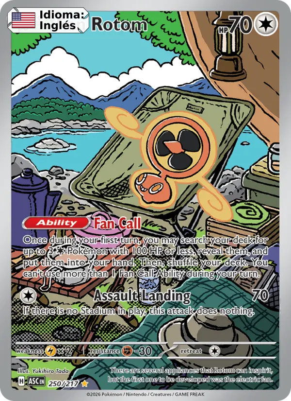 Fan Rotom — Inglés
