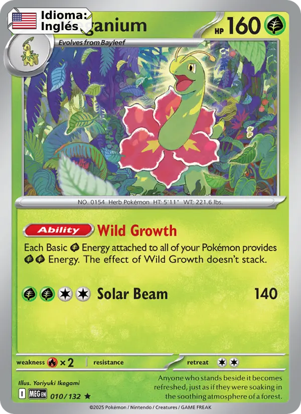 Meganium — Inglés