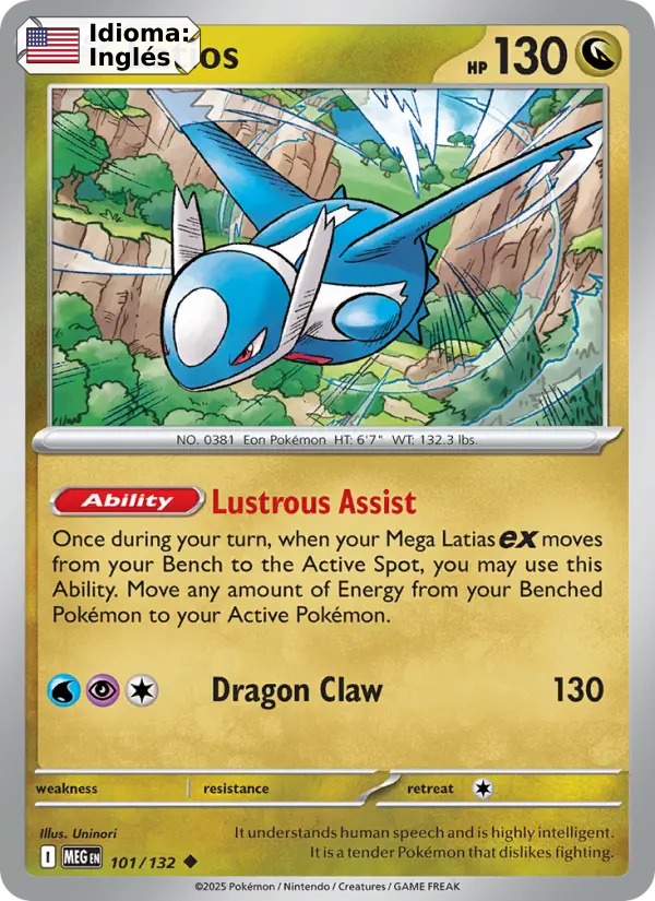 Latios — Inglés