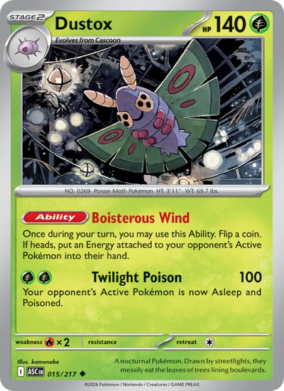 Dustox (015) — Ascended Heroes