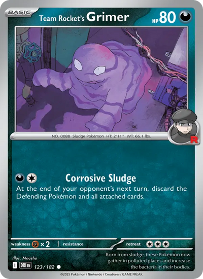 Team Rocket's Grimer (123) — Destined Rivals