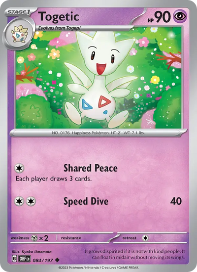 Togetic (084) — Obsidian Flames
