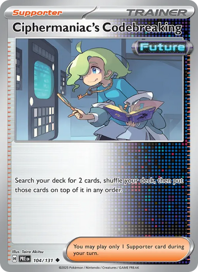 Ciphermaniac's Codebreaking (104) — Prismatic Evolutions