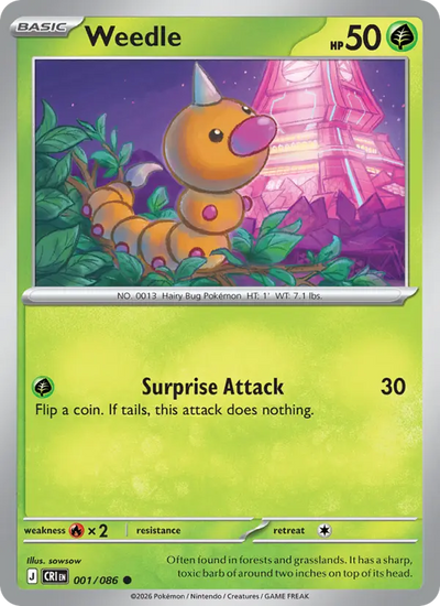 Weedle (001) — Chaos Rising