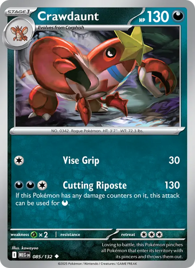Crawdaunt (085) — Mega Evolution