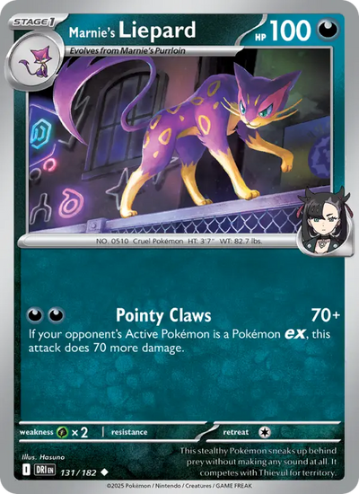 Marnie's Liepard (131) — Destined Rivals