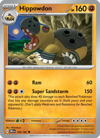 Hippowdon (106) — Destined Rivals