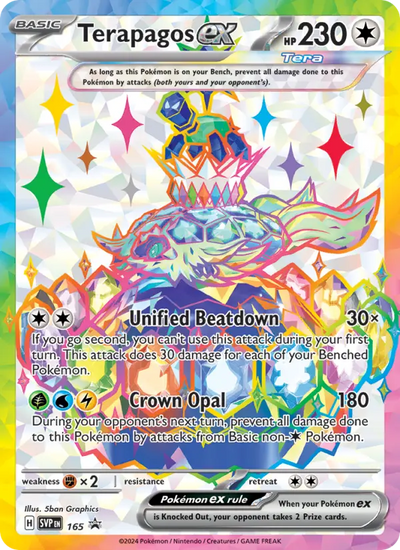 Terapagos ex (165) — SVP Black Star Promos
