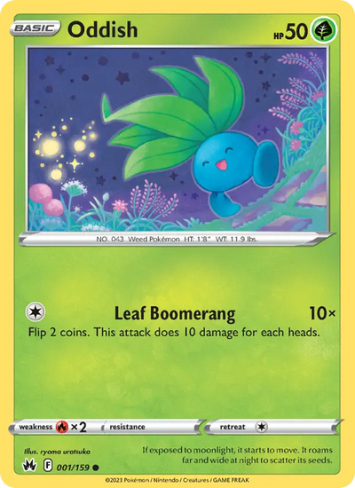 Oddish (001) — Crown Zenith