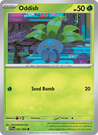 Oddish (001) — Phantasmal Flames