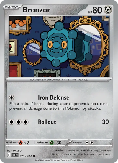 Bronzor (071) — Phantasmal Flames