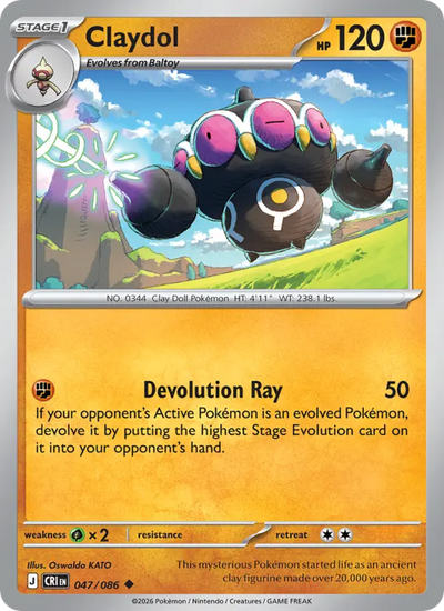 Claydol (047) — Chaos Rising