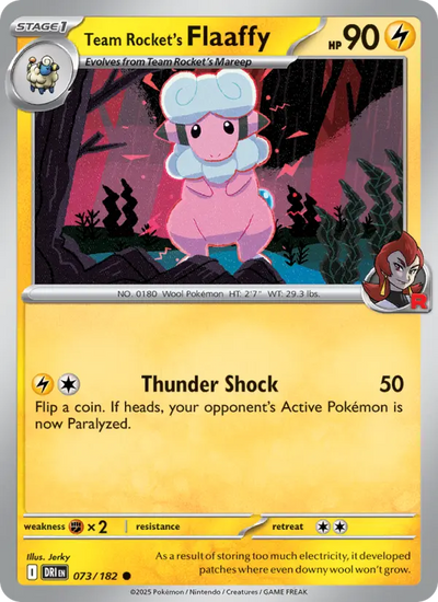 Team Rocket's Flaaffy (073) — Destined Rivals