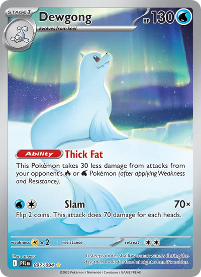 Dewgong (097) — Phantasmal Flames