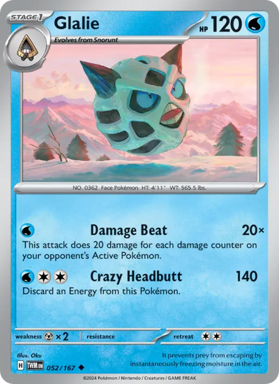 Glalie (052) — Twilight Masquerade