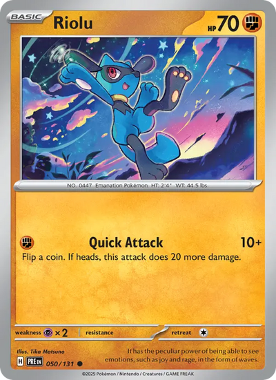 Riolu (050) — Prismatic Evolutions