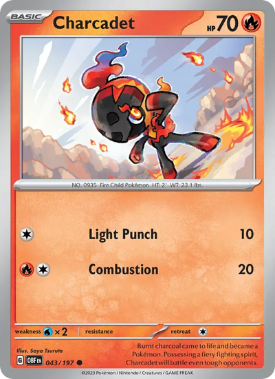 Charcadet (043) — Obsidian Flames