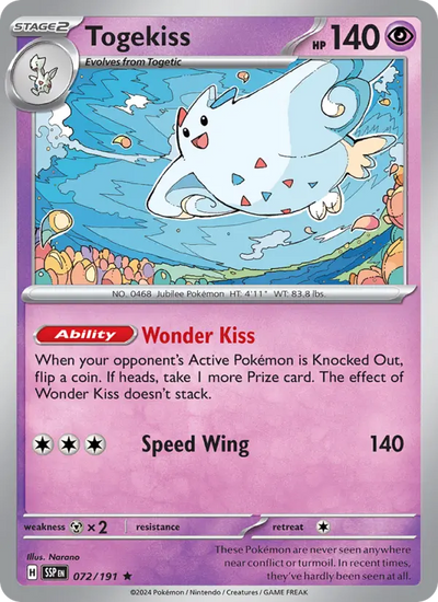 Togekiss (072) — Surging Sparks