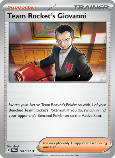 Team Rocket's Giovanni (174) — Destined Rivals