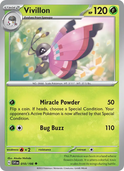 Vivillon (010) — Scarlet & Violet