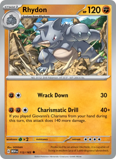 Rhydon (112) — 151