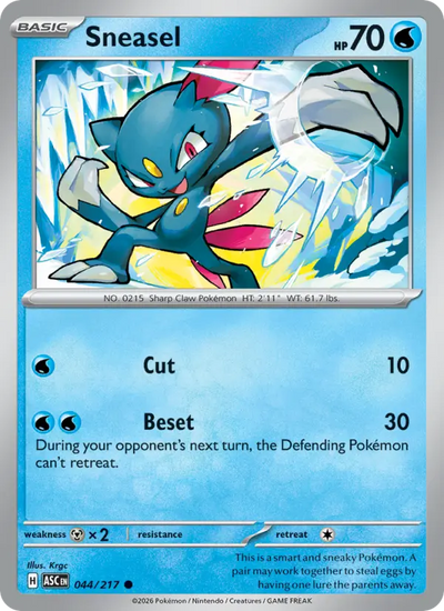 Sneasel (044) — Ascended Heroes