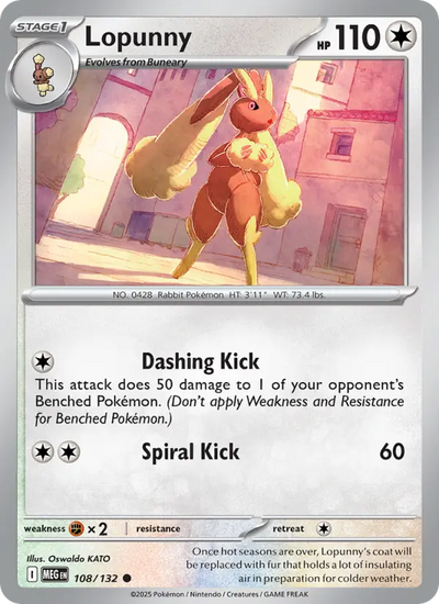 Lopunny (108) — Mega Evolution
