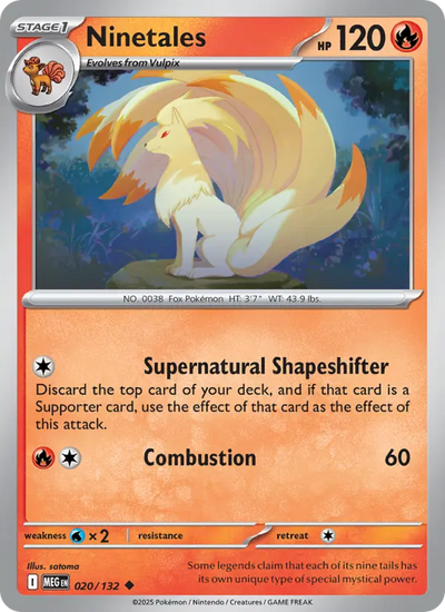 Ninetales (020) — Mega Evolution