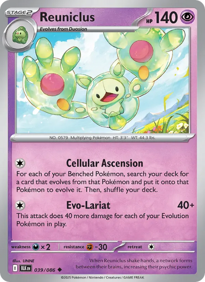 Reuniclus (039) — Black Bolt