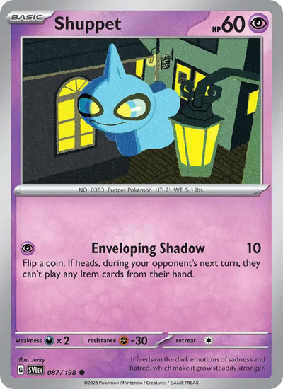 Shuppet (087) — Scarlet & Violet