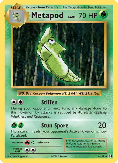 Metapod (4) — Evolutions