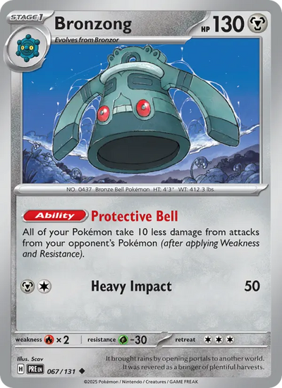 Bronzong (067) — Prismatic Evolutions