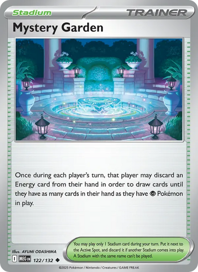 Mystery Garden (122) — Mega Evolution