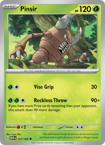 Pinsir (127) — 151