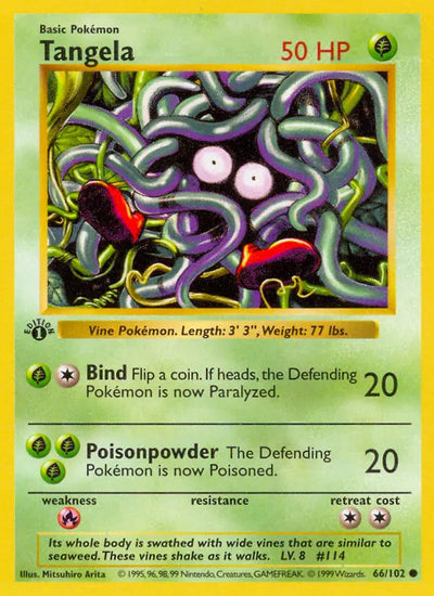Tangela (66) — Base Set