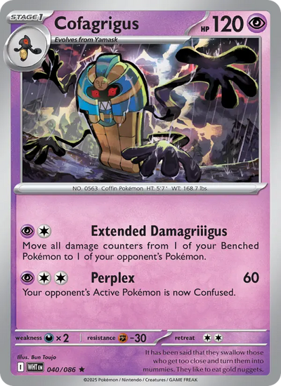 Cofagrigus (040) — White Flare