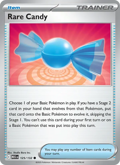 Rare Candy (125) — Mega Evolution
