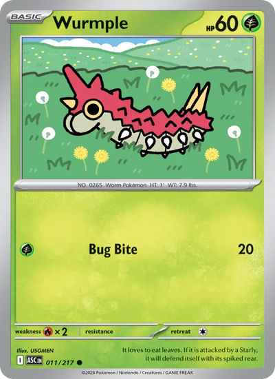 Wurmple (011) — Ascended Heroes