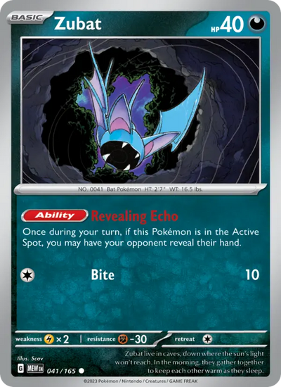 Zubat (041) — 151