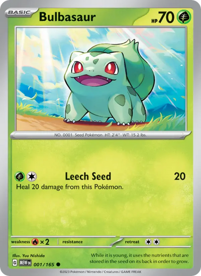 Bulbasaur (001) — 151